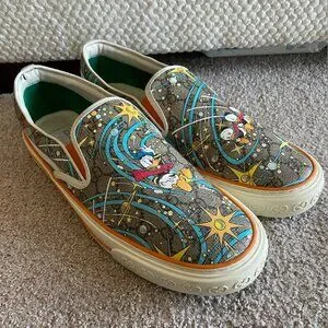 Gucci Donald Duck GG Slip-on Beige Gucci X Disney Tennis 1977 Donald Duck Slip-On Sneaker  main image 2